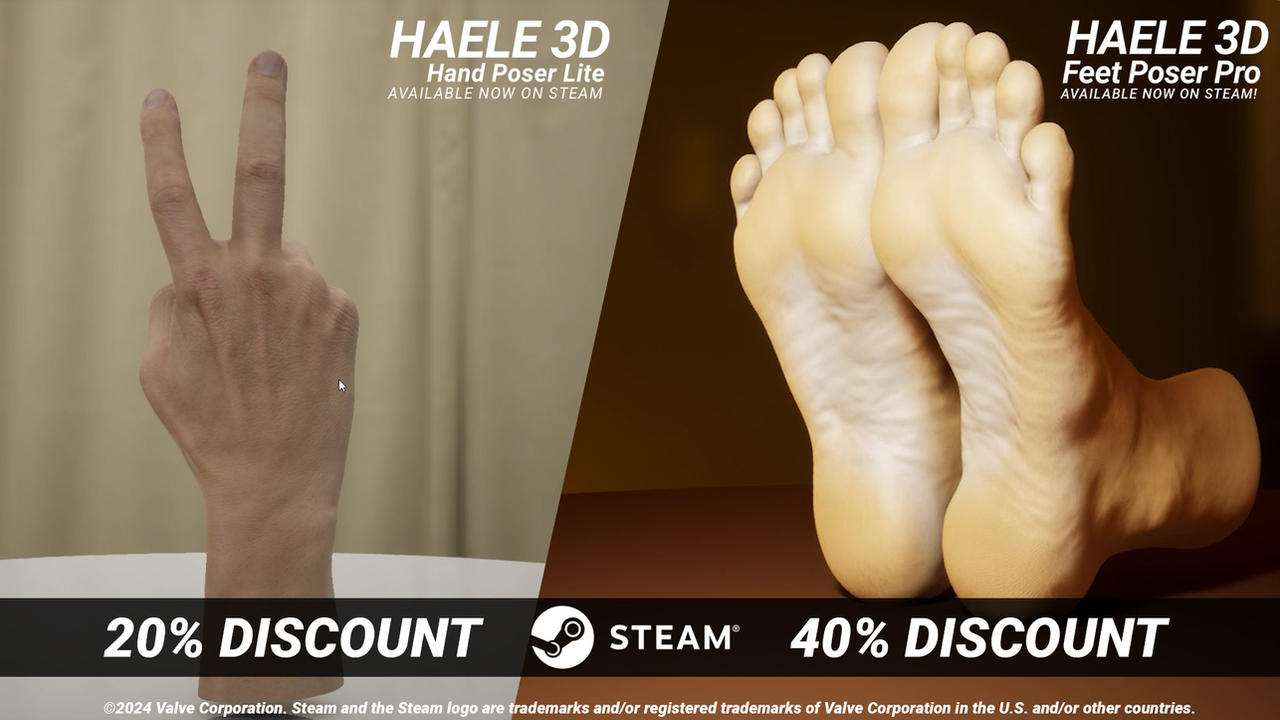 Feet and Hand on Discount