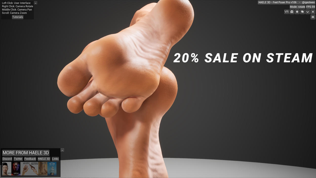 20 Sale - Feet Poser