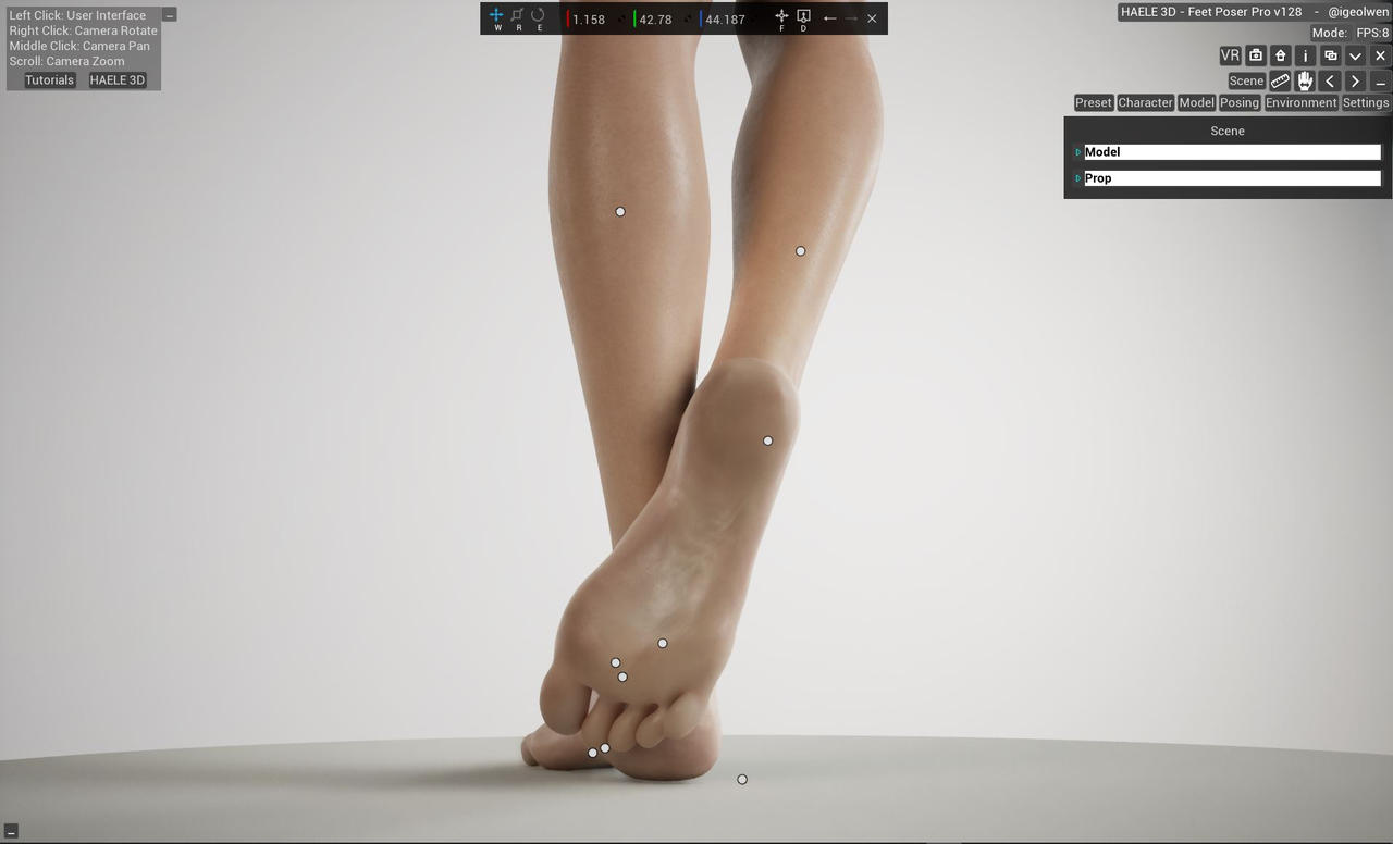 Feet Pose