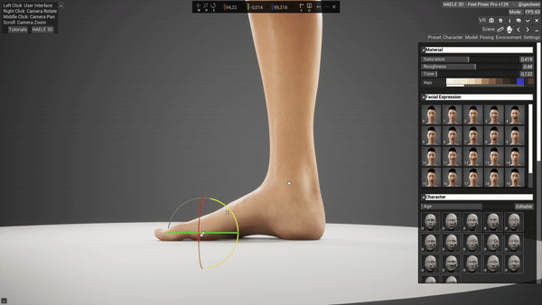 Foot Roll Rig - HAELE 3D