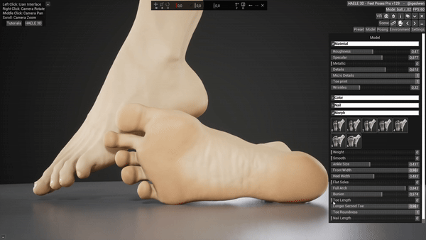 Toe Lenght Slider