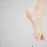 Butterfly-winged flying feet