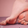 Side and sole of the foot