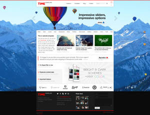 Time - responsive website template