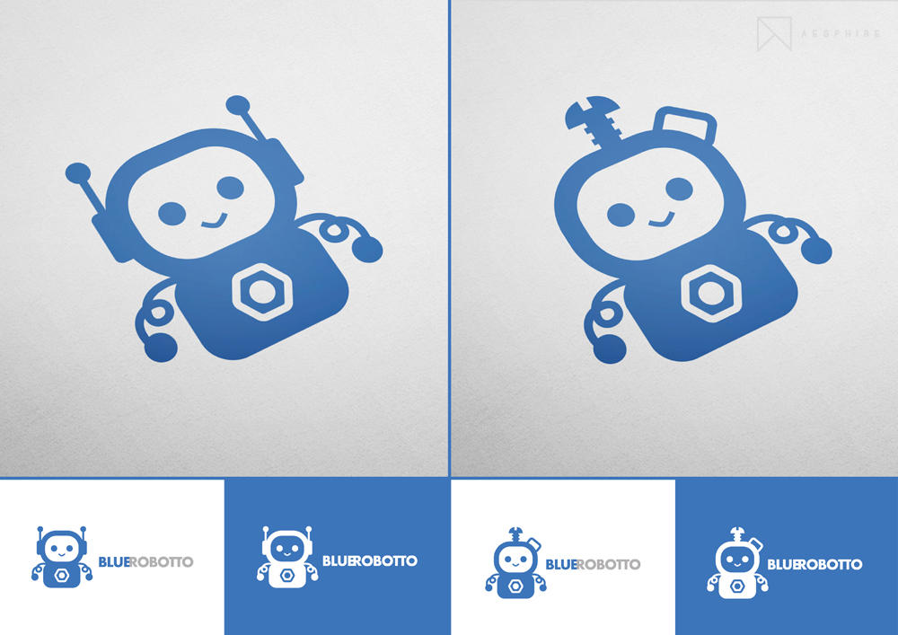 Blue Robotto Blue Robotto by Aesphire on DeviantArt