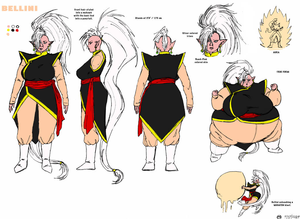 Belli Character Bellini reference sheet by OverlordMetal on DeviantArt
