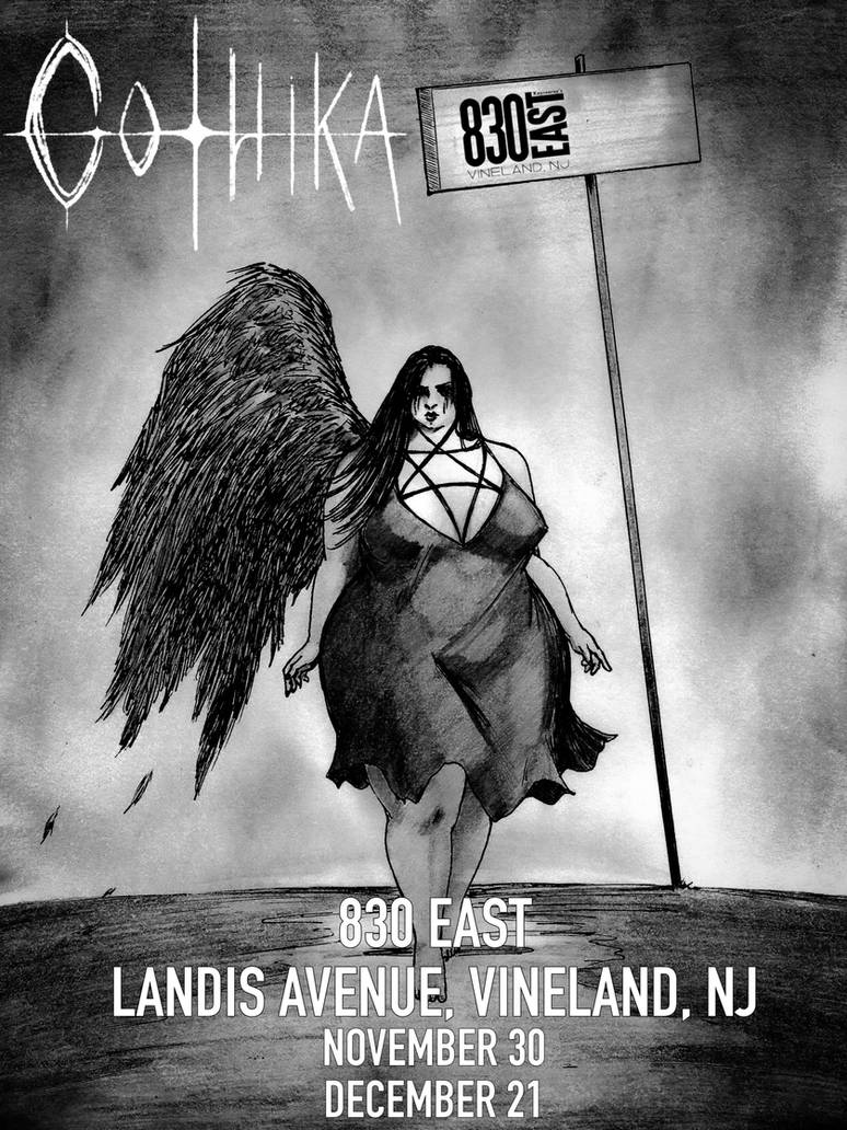 Gothikos Rythmos Gothika: 830 EAST 2025 Poster by OverlordMetal on DeviantArt