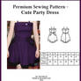 Premium Sewing Pattern - Cute Party Dress