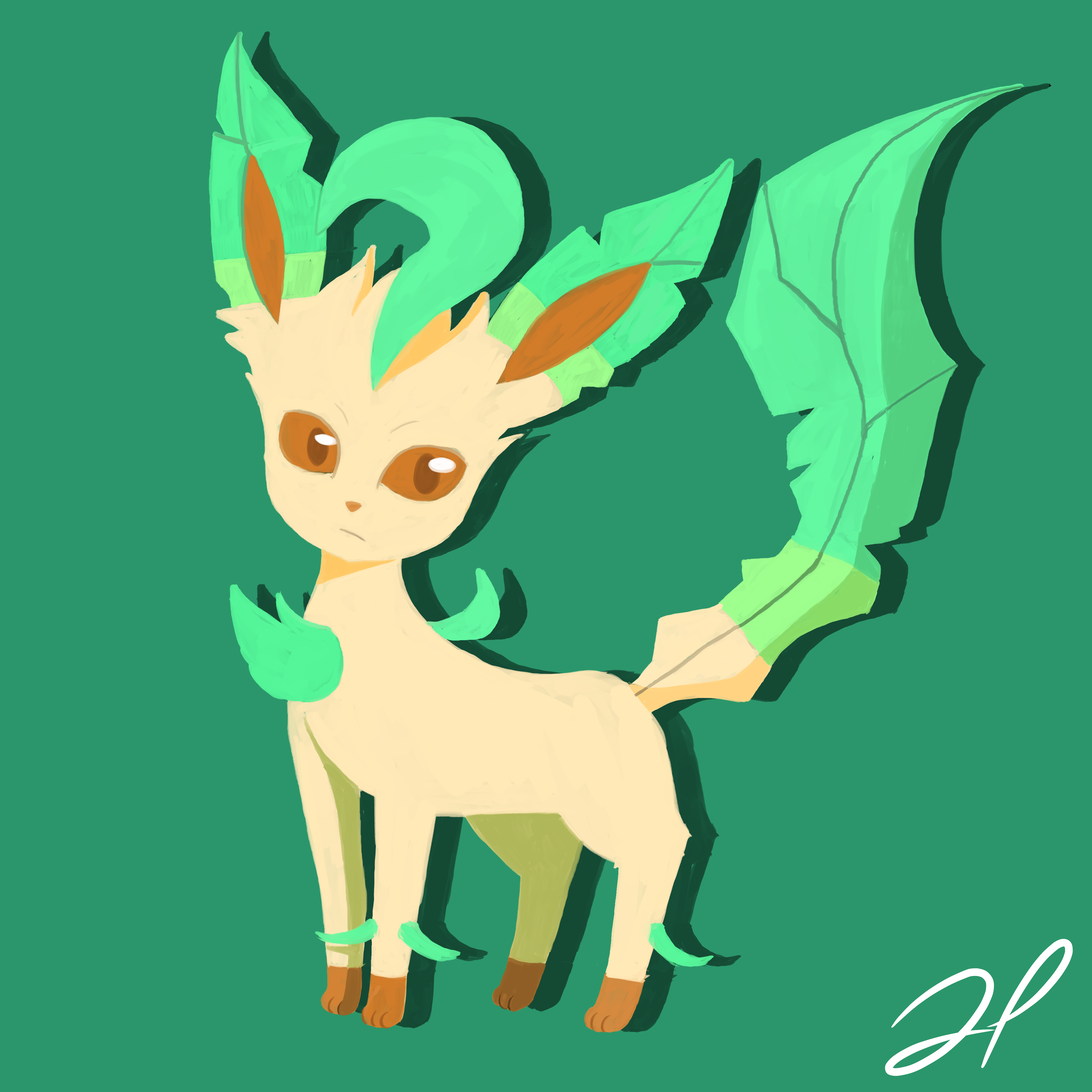Leafeon by ThaMystic on DeviantArt