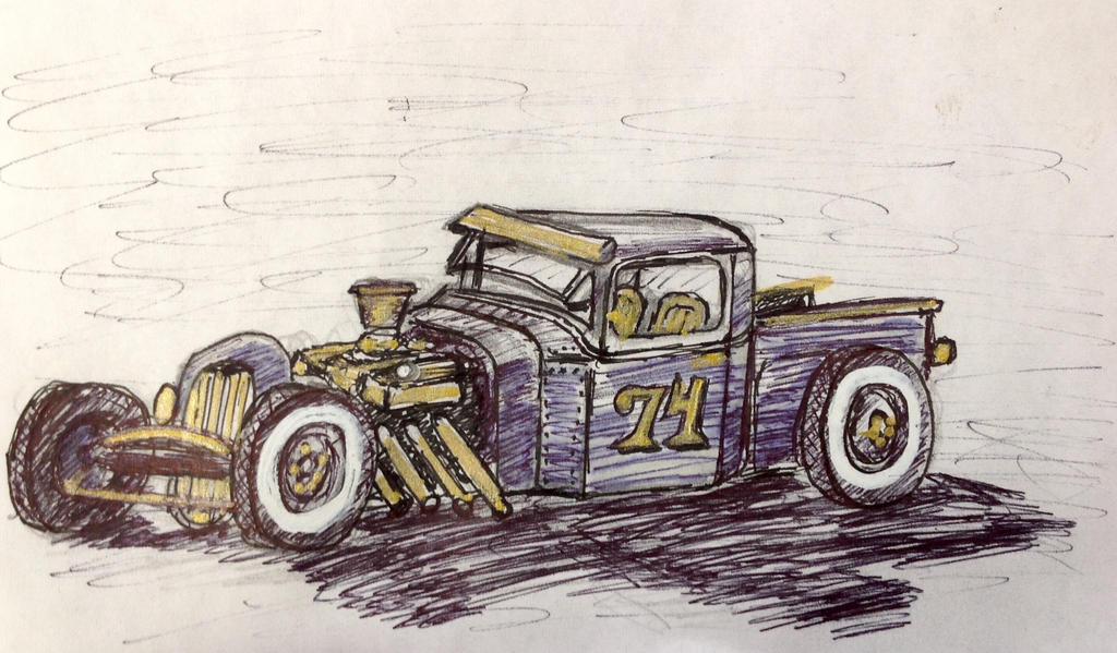 RAT ROD 2 (on a post-it)