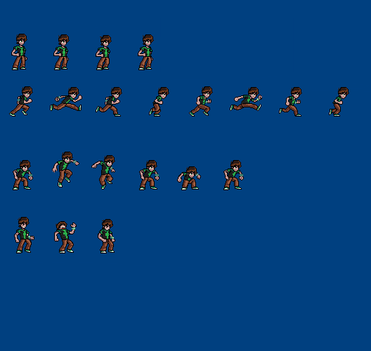 Ben 10 Sprite Sheet Wip by LGeoYT on DeviantArt