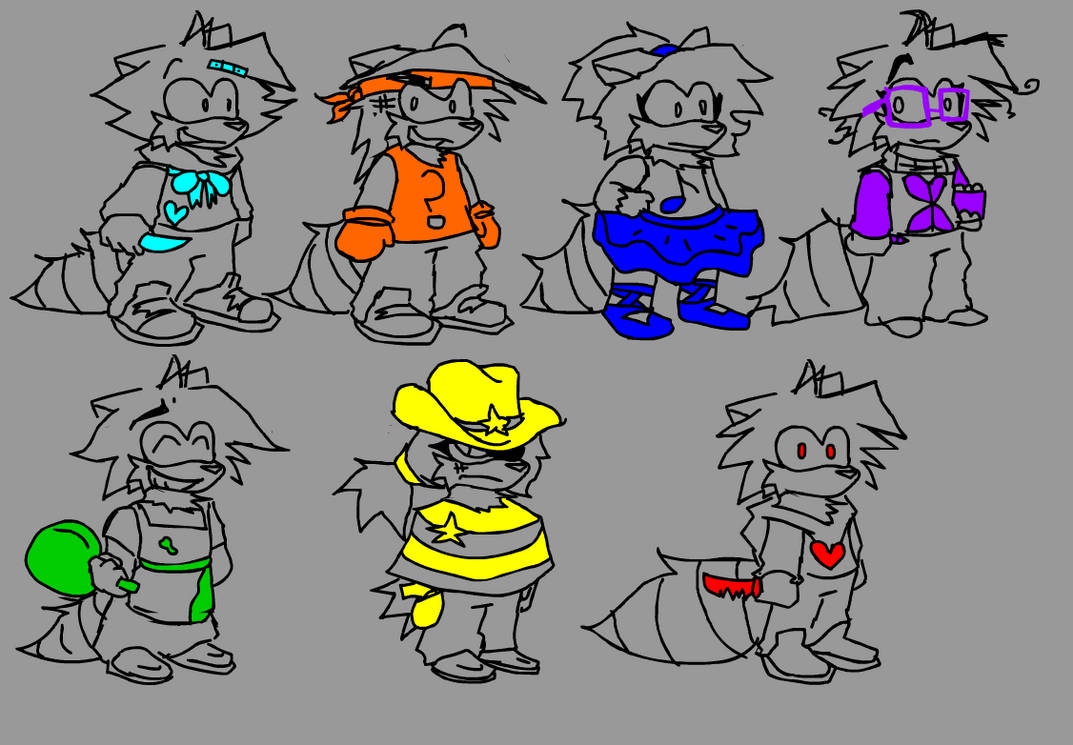 Souls from undertale by MoodtheMadd0 on DeviantArt