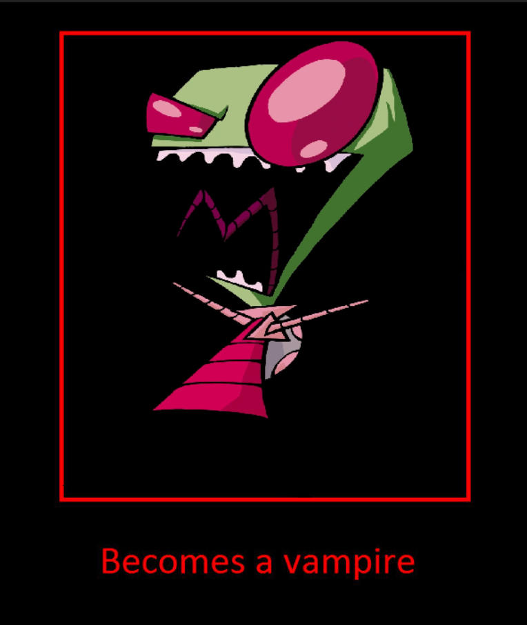 W Rizz Vampire Zim Becomes A Vampire by Rabbidart on DeviantArt