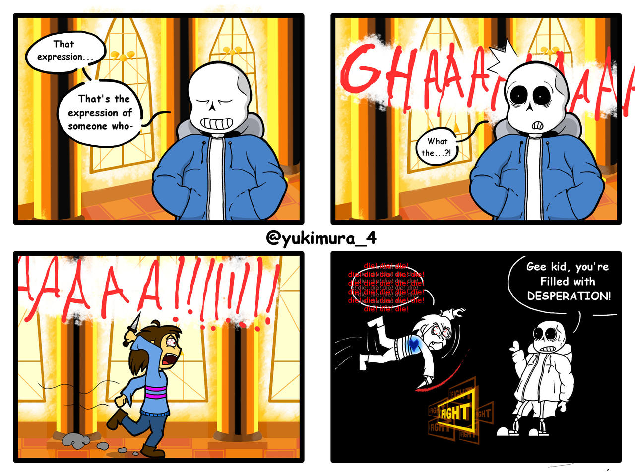 When Sans' fight gets you nuts by Yukimura-4 on DeviantArt