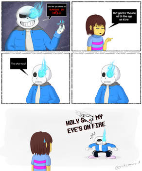 If Sans actually had a flame - Undertale