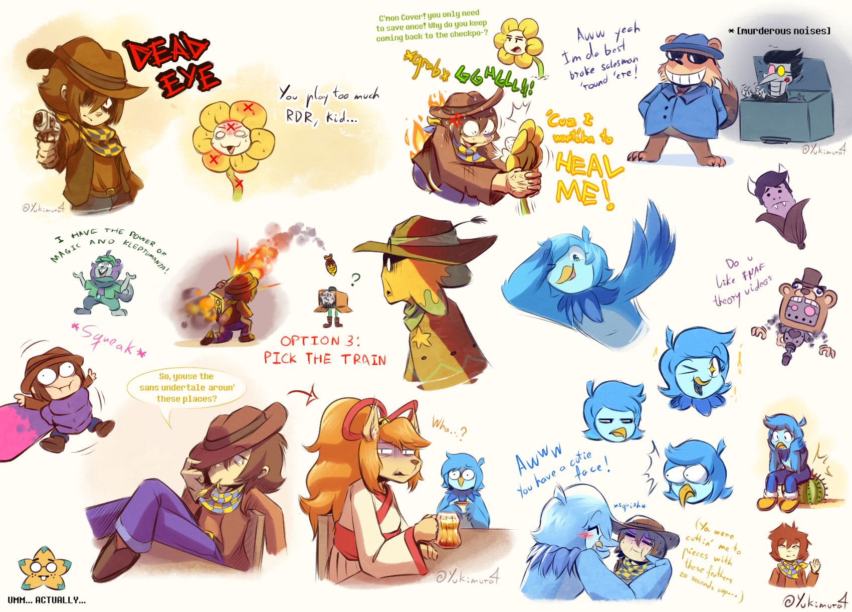 Undertale Yellow Doodles by Yukimura-4 on DeviantArt