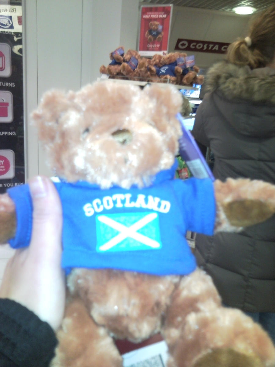 Cute Scottish teddybear