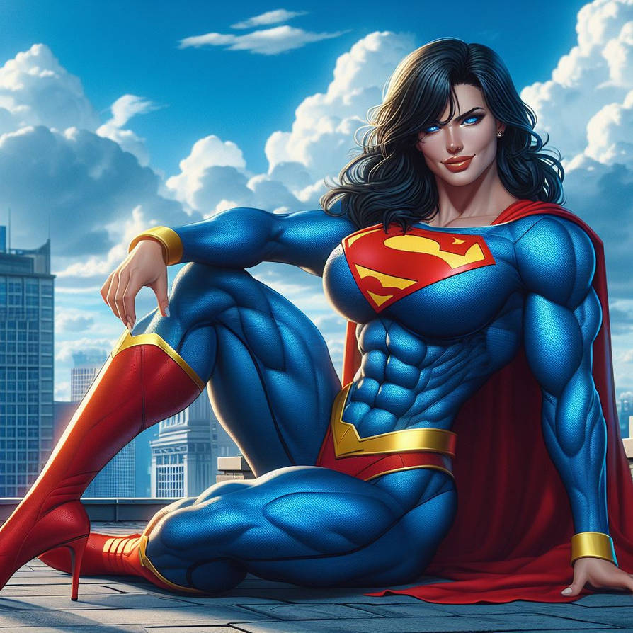 Superwoman Chilling By KingsleyThousand On DeviantArt superwoman-chilling-by-kingsleythousand-on-deviantart