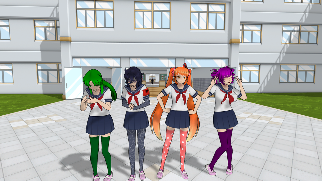 Включи yandere simulator