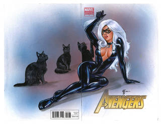 Black Cat Spiderman cover 2