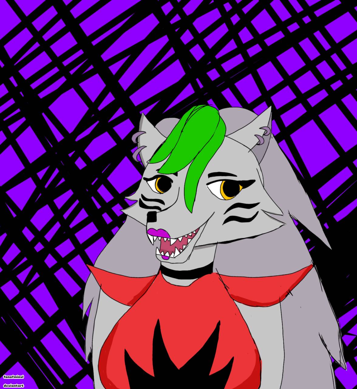 Fat Roxy Animatronic ~roxy~ fnaf by fanafminsl on DeviantArt