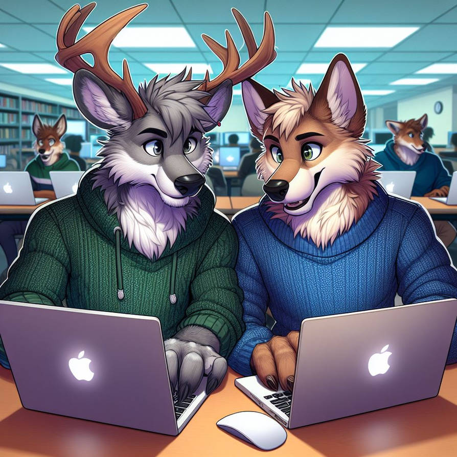 Computer Company Deviantart Computer Lab by brackenthedare on DeviantArt
