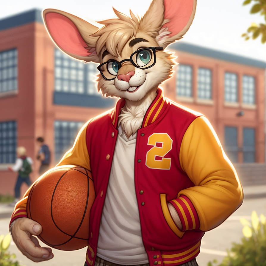 Varsity Rabbit by brackenthedare on DeviantArt