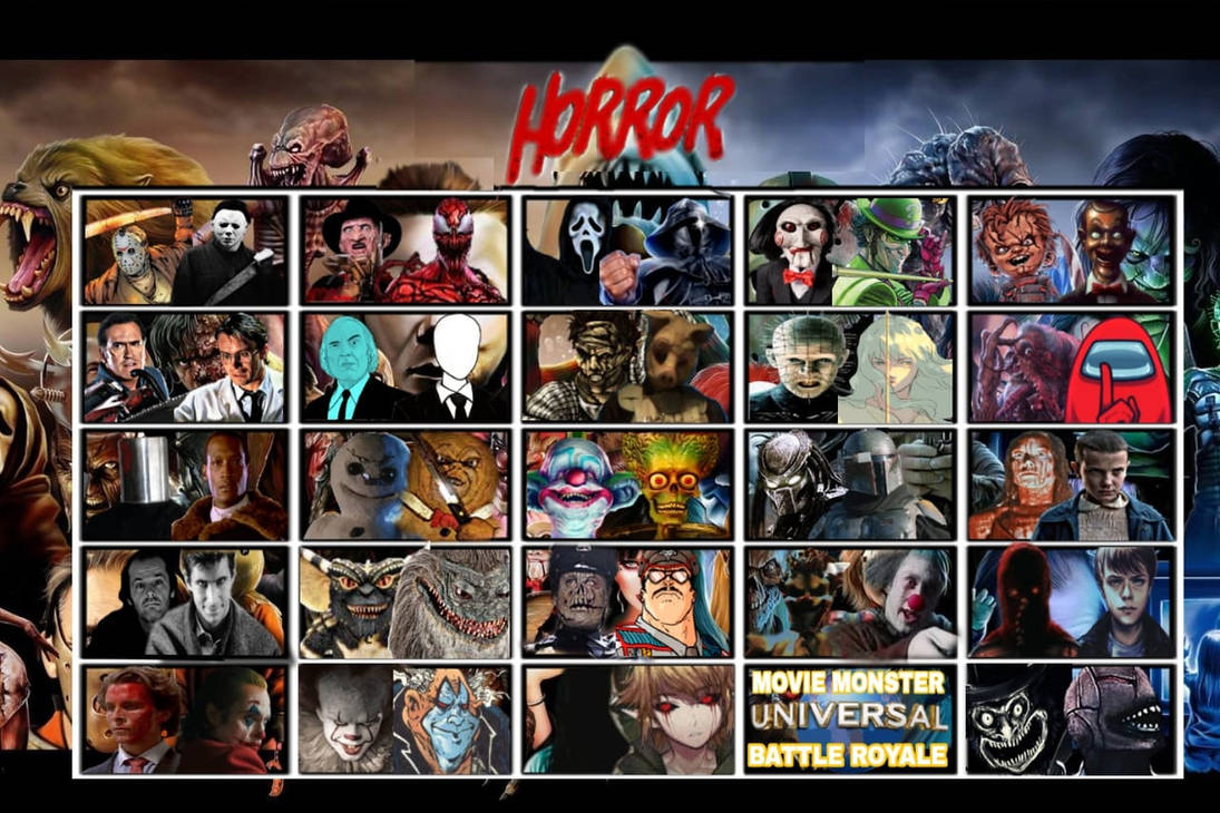 Horror Opponent Chart by oneforeverxz on DeviantArt