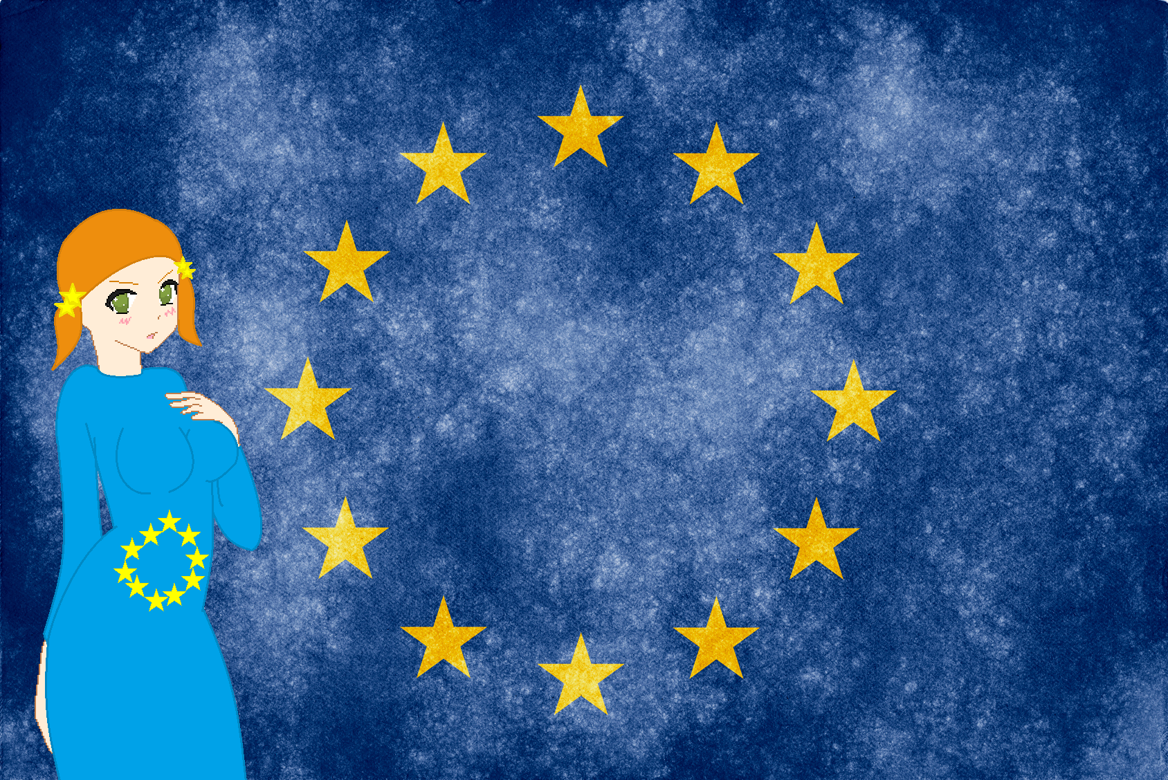 HM CSF EU flag background