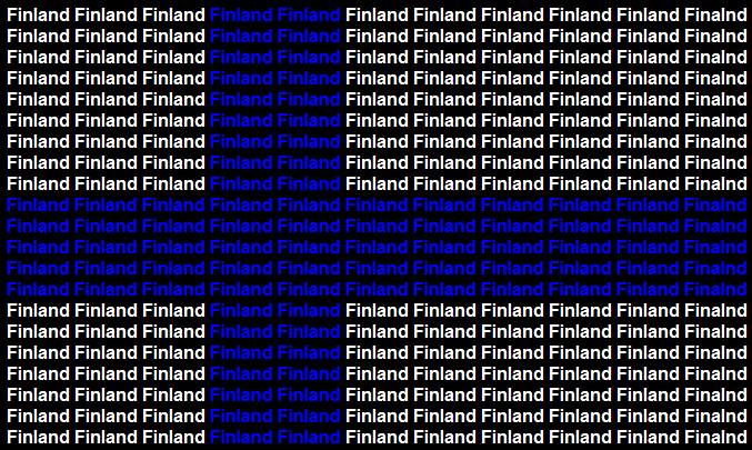 Finland name flag