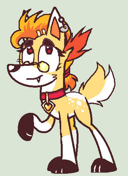 Mystery Skulls Oc {Ash The Kitsune}