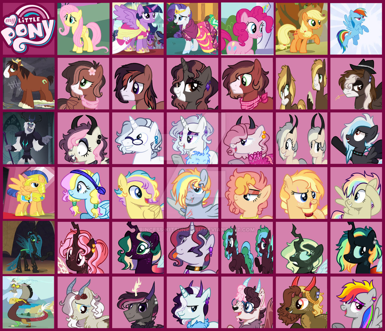 MLP Shipping Grid - Closed by Princess-Kitsune-Tsu on DeviantArt