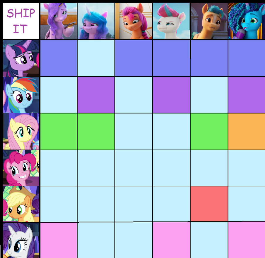 - Ship Grid - Three Pretty Beans by Princess-Kitsune-Tsu on DeviantArt