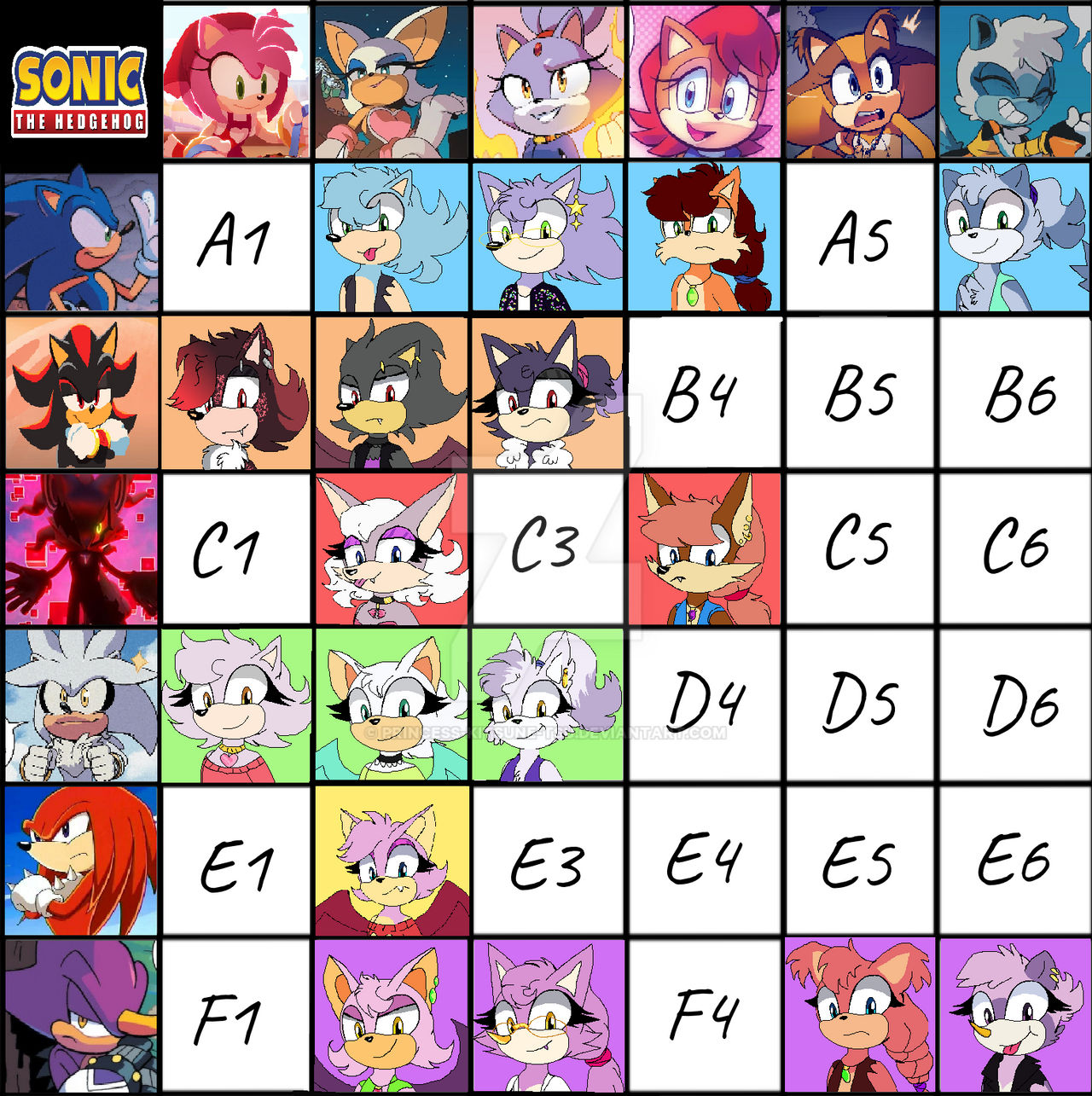 Sonic Shipping Grid Open by on DeviantArt