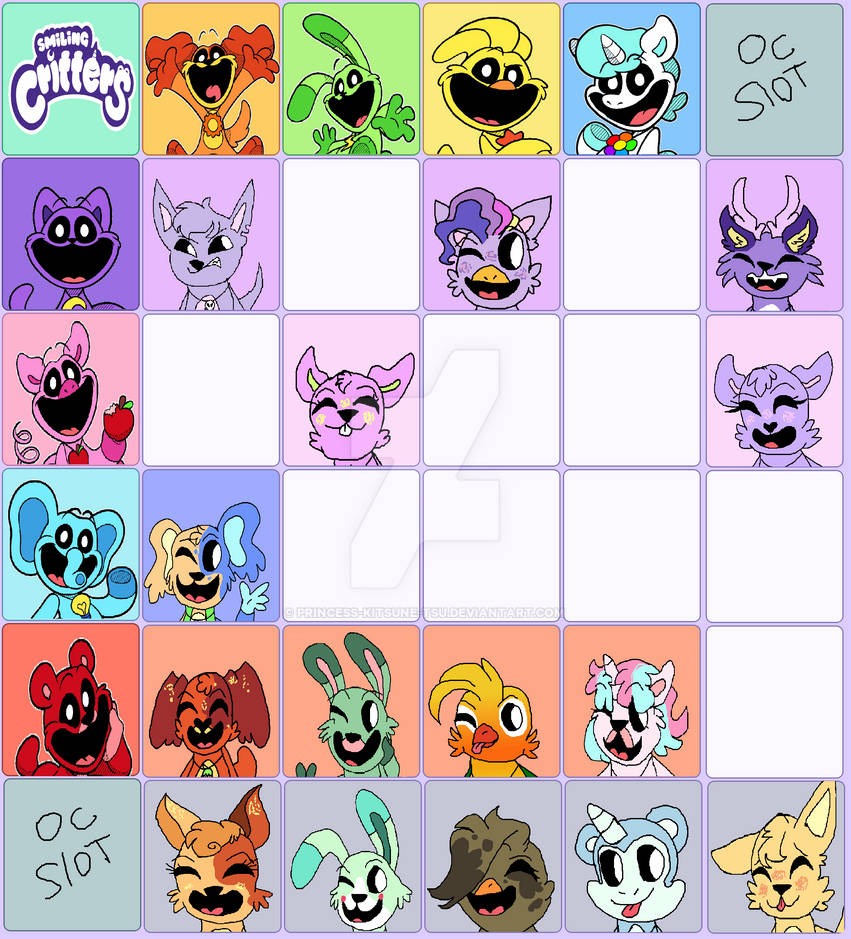 Smiling Critters Ripple Riptide Smiling Critters Ship Grid - Open by Princess-Kitsune-Tsu on DeviantArt