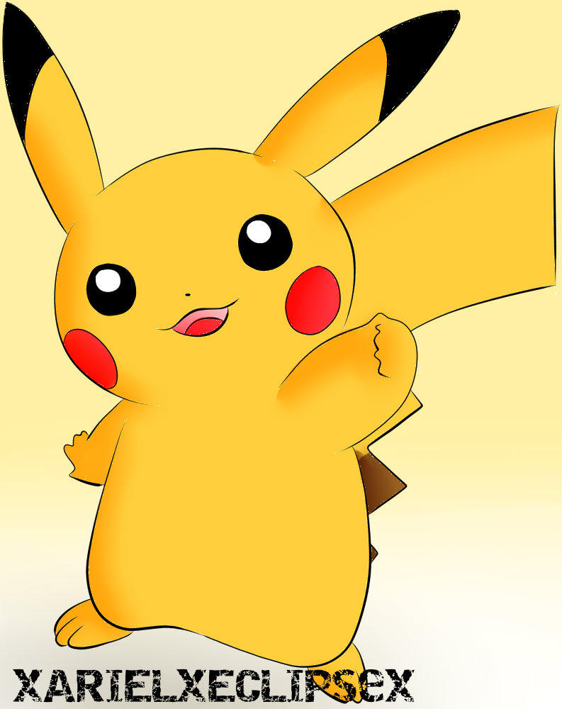 Piku Color Coloured - Pikachu by xARIELxECLIPSEx on DeviantArt