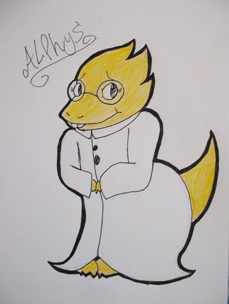 Dr.Alphys by Mecky-Ursagi-chan on DeviantArt