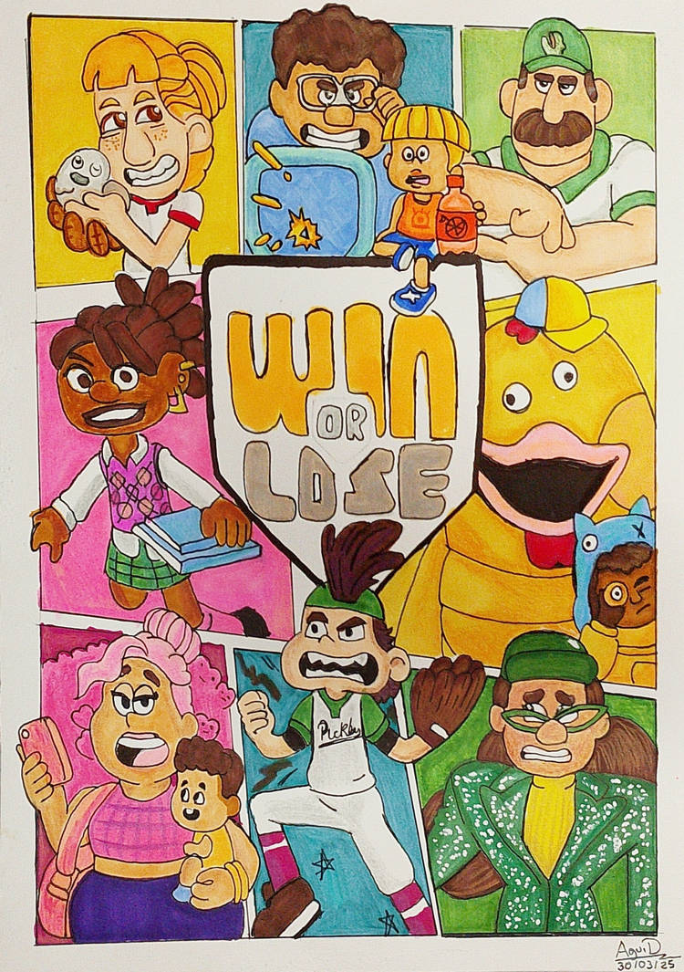 Win Pinterst Drawing of the Win or Lose poster by agui-dibujante118 on DeviantArt