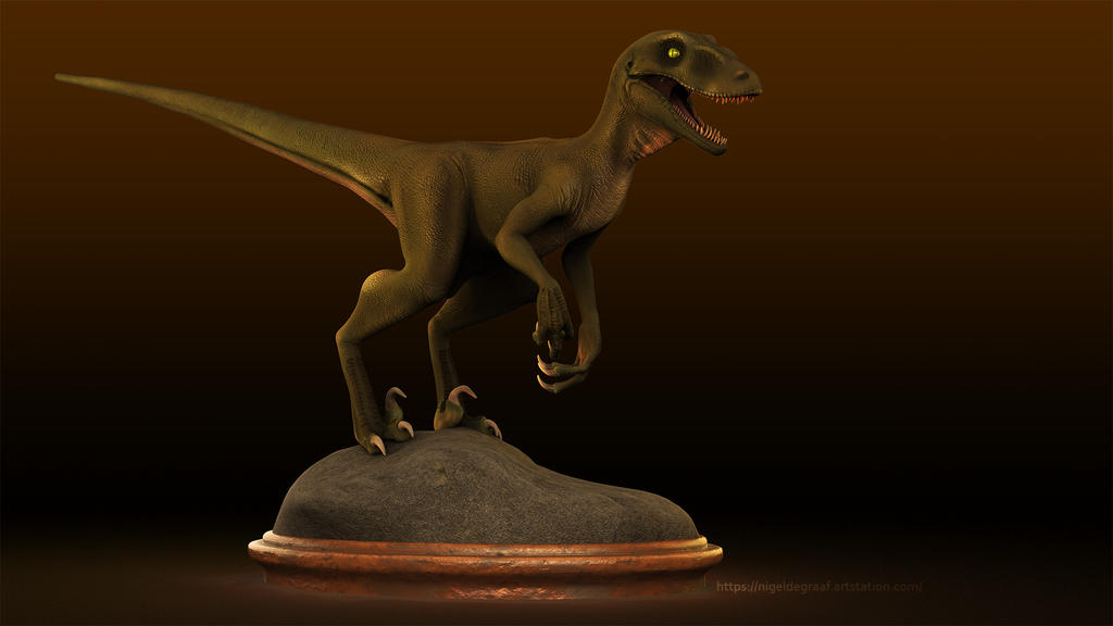 Classic JP raptor by spacerogue on DeviantArt