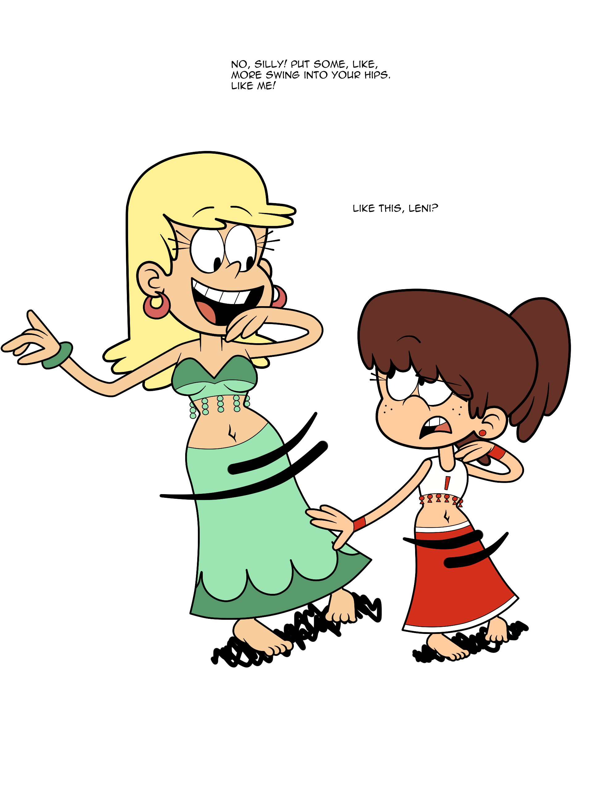 Commission: Shimmin' n Shammin'