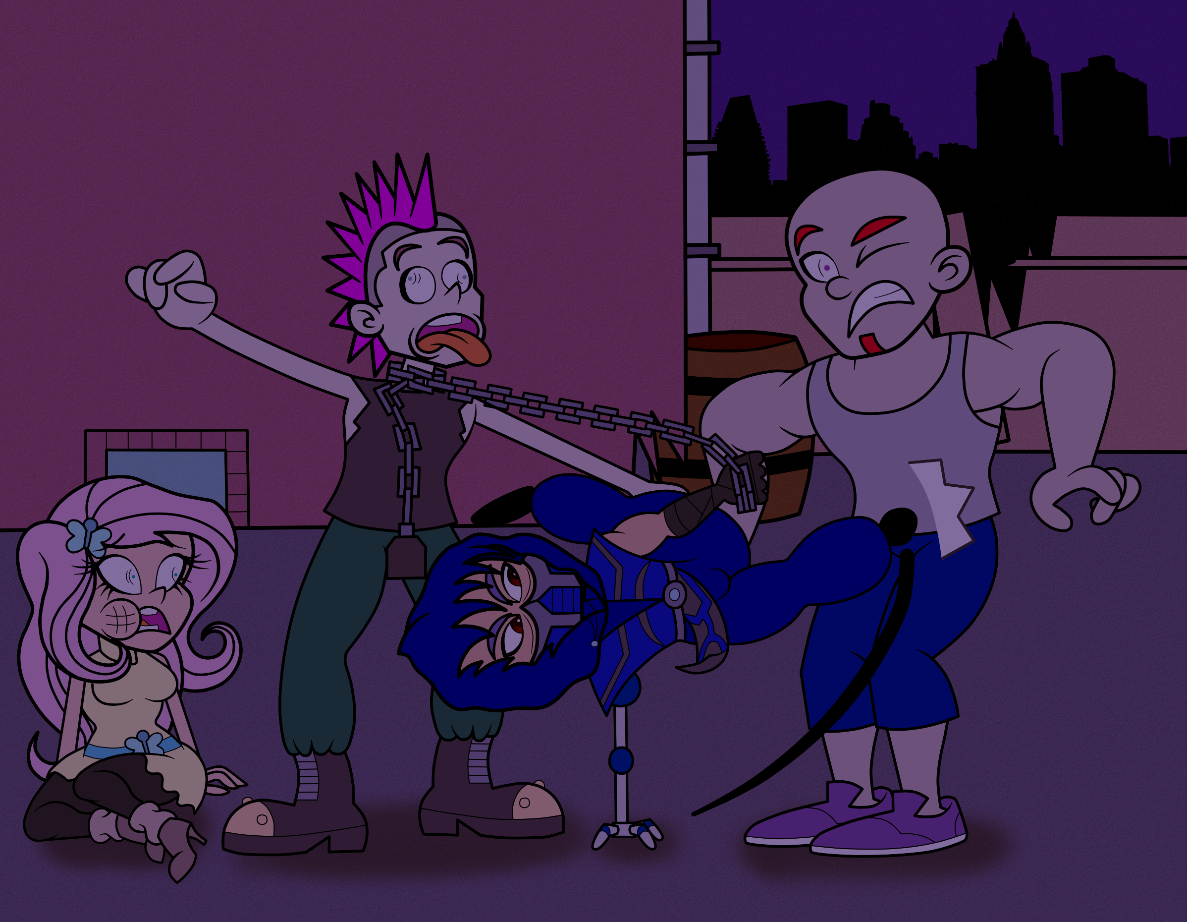 Chained Whoopin'