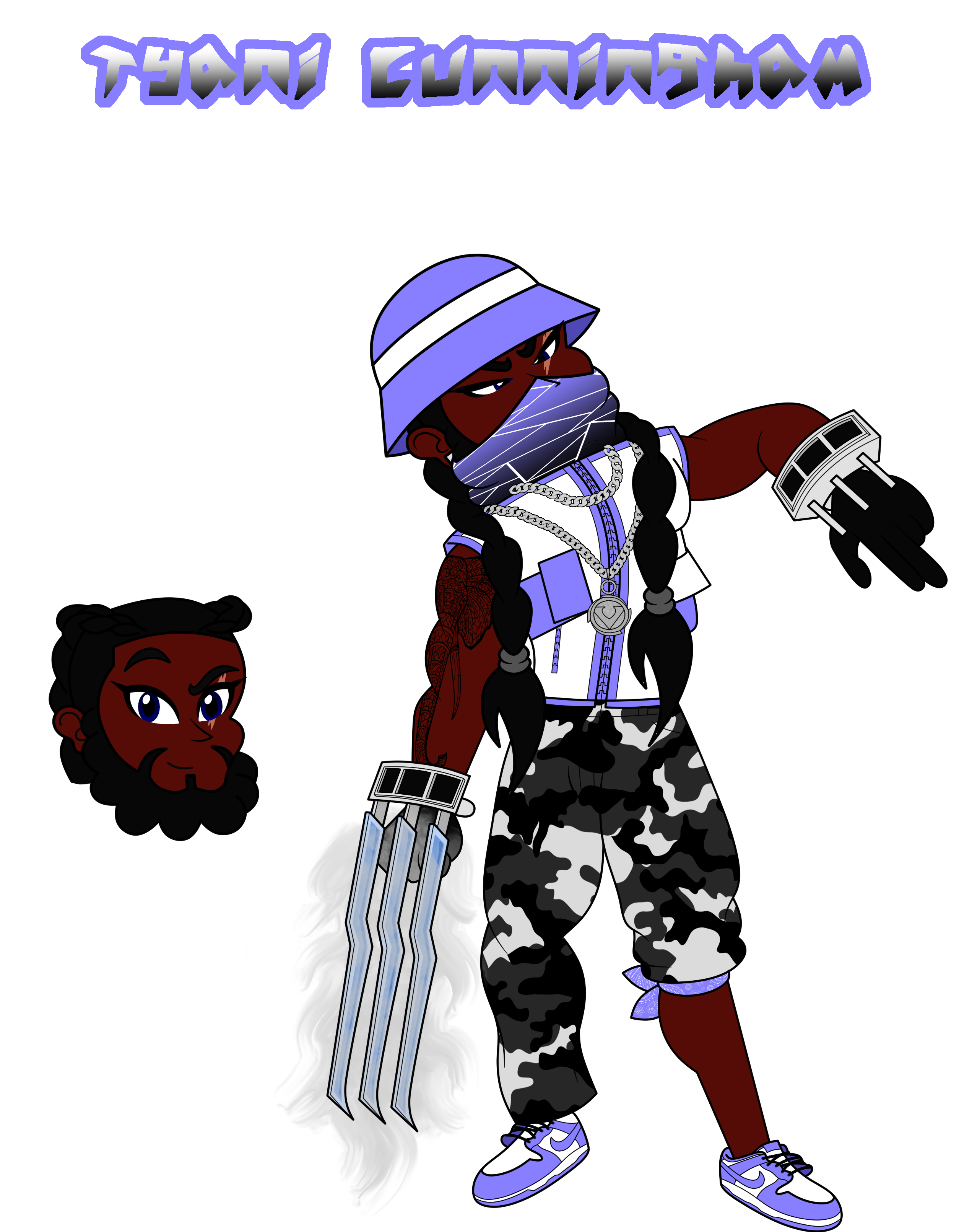 Tyani Cunningham | King Of Fighters Fan Character