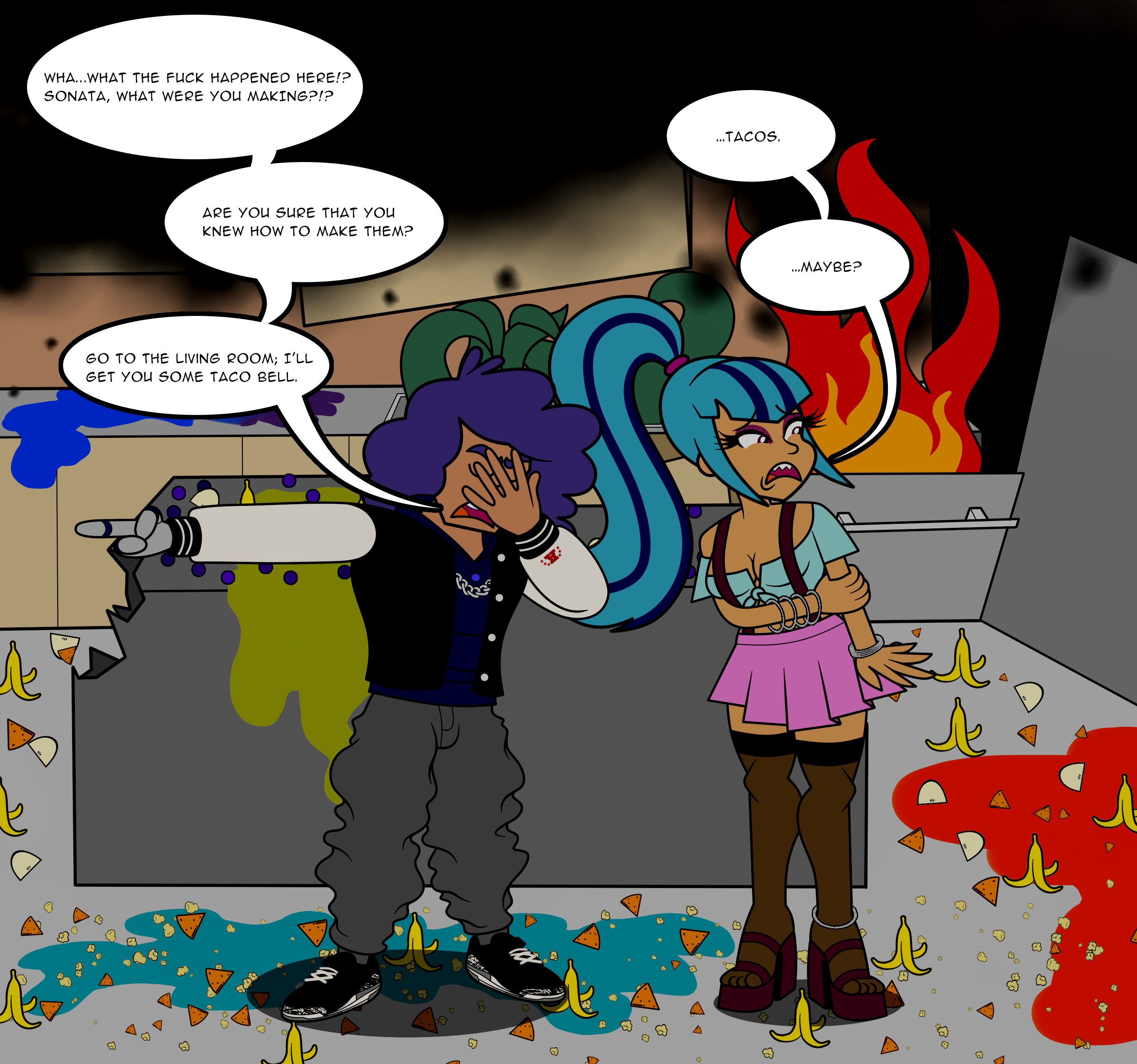One accidentally destroys your high tech kitchen