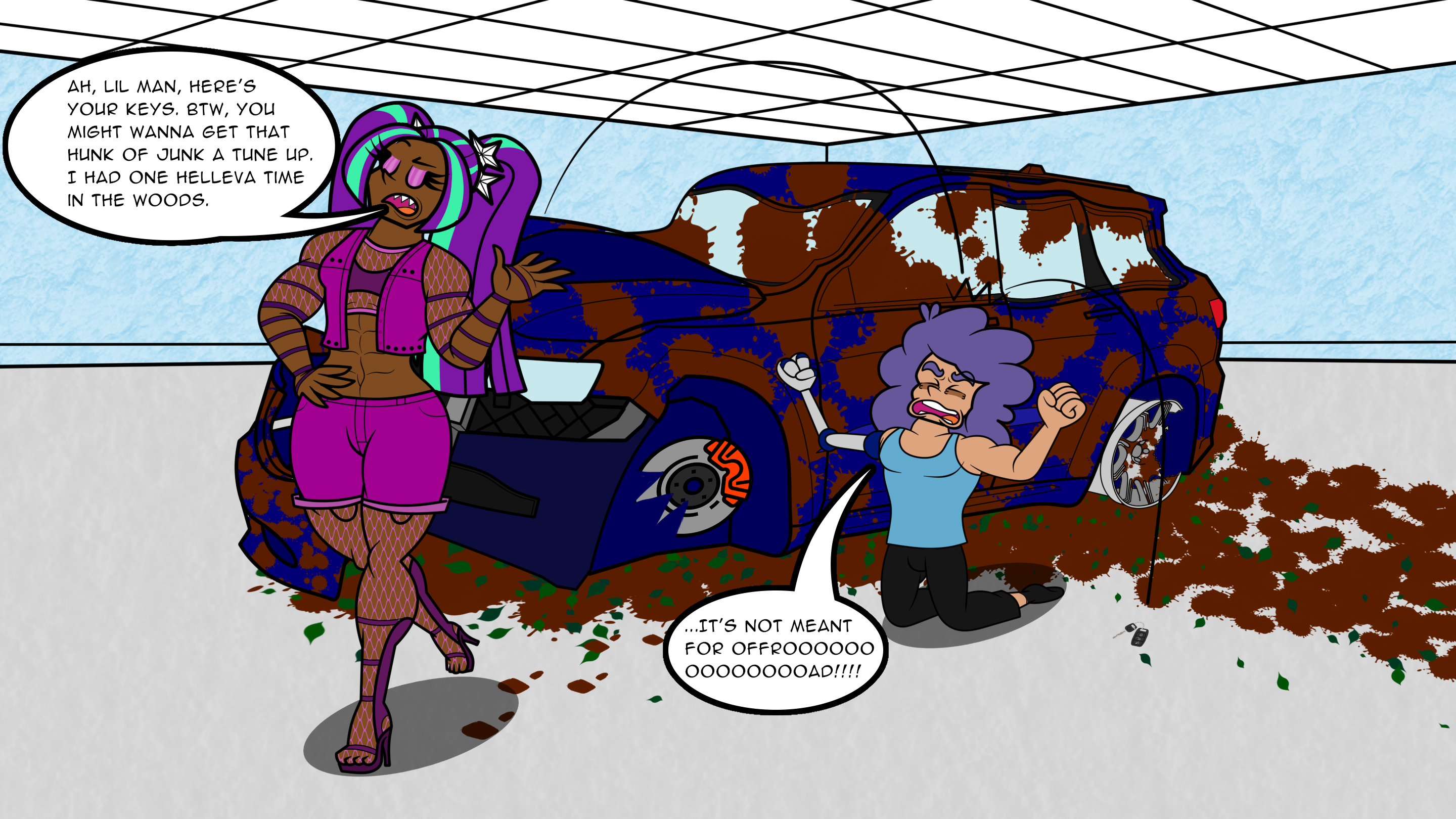 ...Another brings back your Trackhawk in pieces...