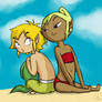 Link and Tetra: At the Beach