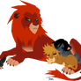 Axel Lion and Cubs