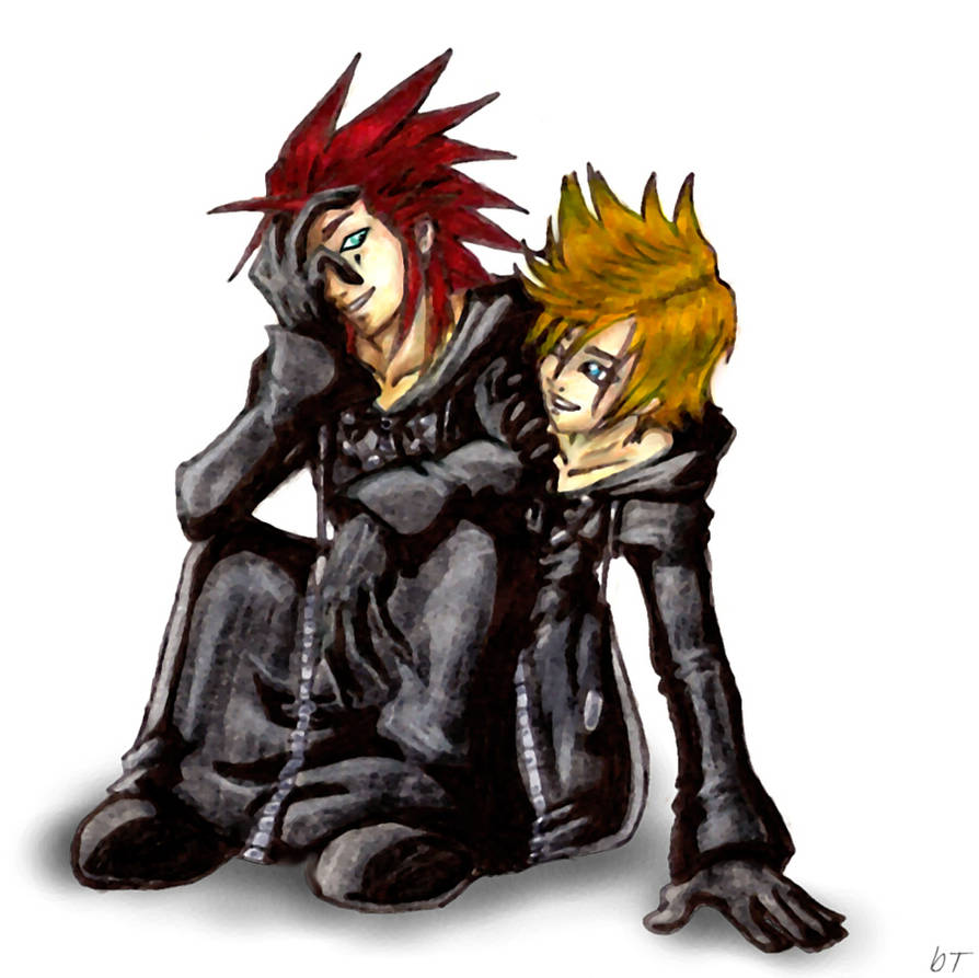 Kh Axel Roxas KH2: Axel and Roxas by BeagleTsuin on DeviantArt
