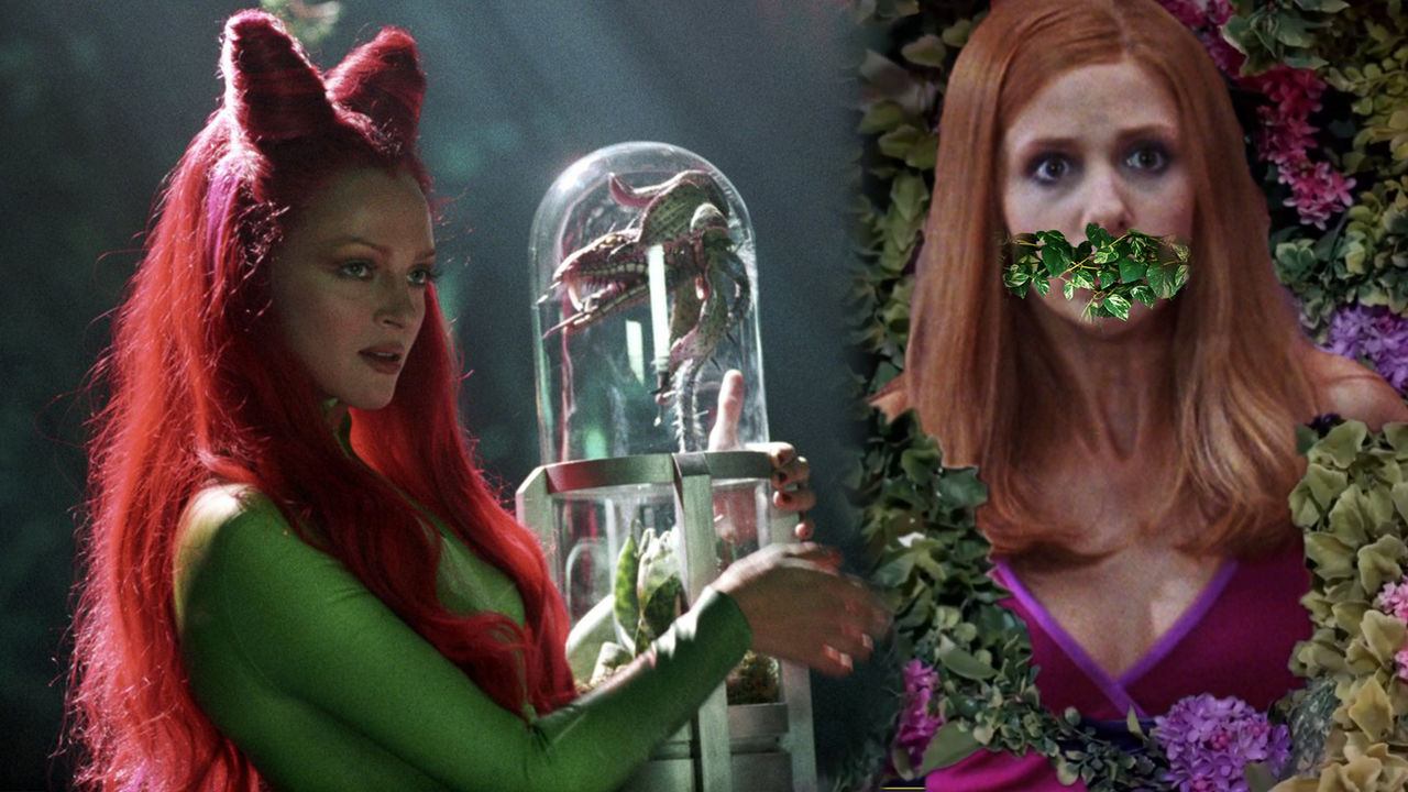 Poison Ivy Captures Daphne Blake in her vines!