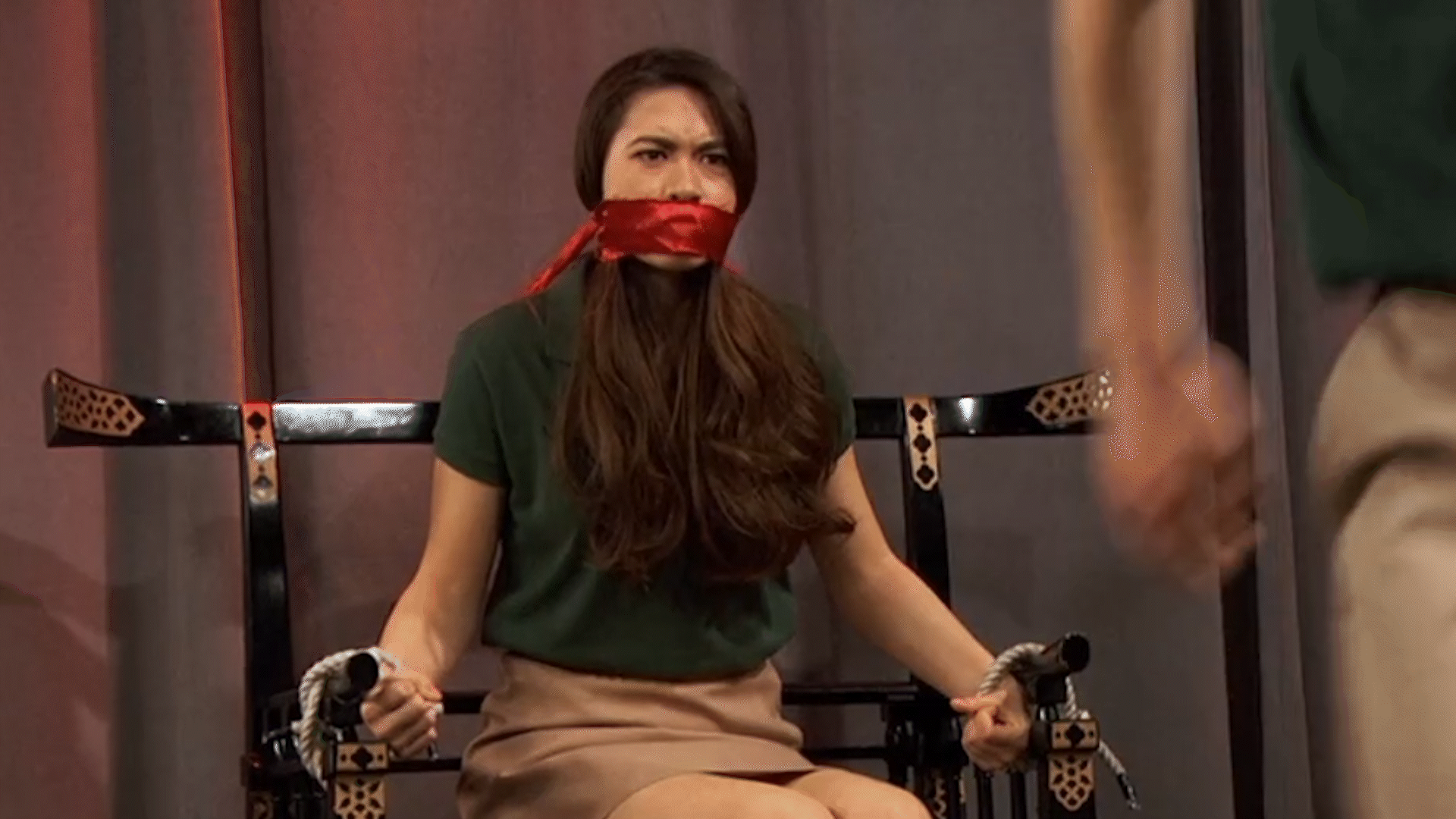 Arden Belle Gagged GIF 3
