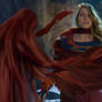 Supergirl Fights Inhumans Medusa